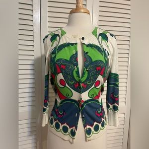 Summer cardigan sweater 3/4 length sleeves